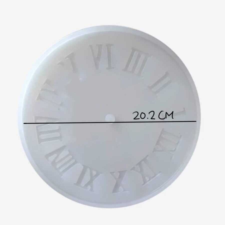 A35 - Clock Mold - 8 inch - Roman -1 unit - Image 4