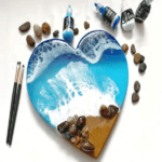 Pack of 2 Artool Creative DIY Heart Shape Multipurpose Transparent Silicone Mold - 6 inch - 1 piece