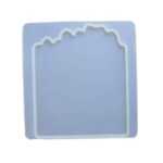 Artool A3 Creative DIY Square Geode Shape Multipurpose Transparent Silicone Coaster Mold for Epoxy UV Resin Wax Concrete and Making Coasters Art Craft Projects - Size: 10cmX10cm X8cm
