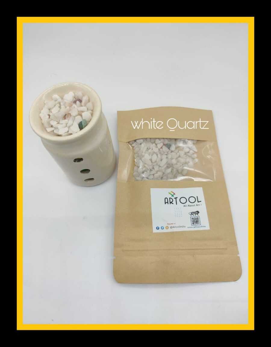 White Quartz -250 gm (5-10 MM)