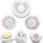 A23 - Flower Por mold - Set of 3
