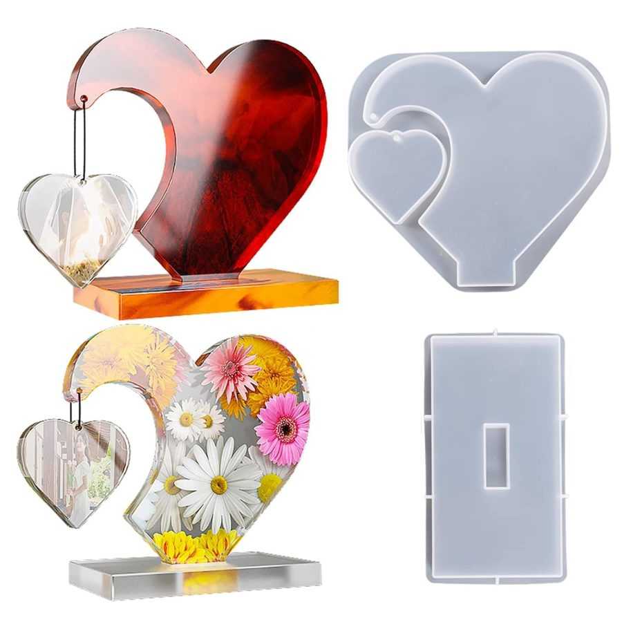 A70 - Heart shape silicon mold - Image 4