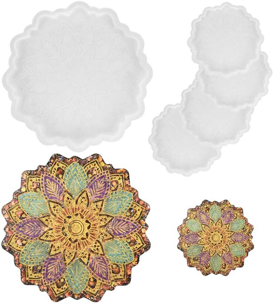 A13  - Mandala Coaster - 1 Piece
