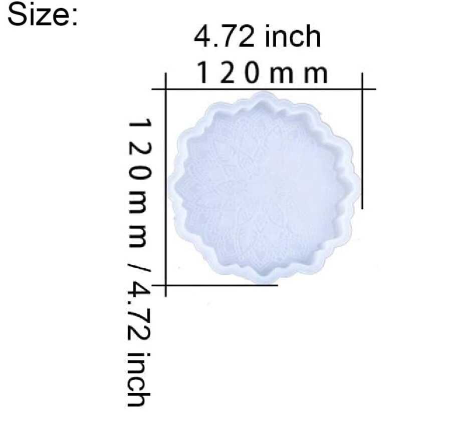 A13  - Mandala Coaster - 1 Piece - Image 2
