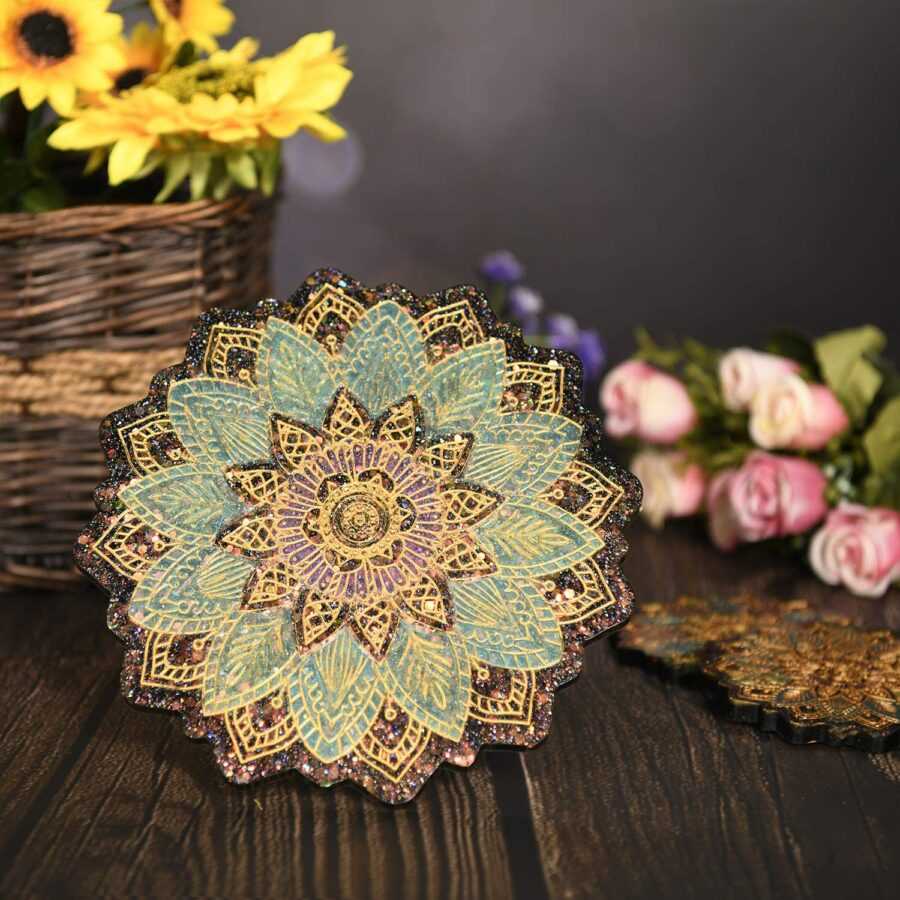 A13  - Mandala Coaster - 1 Piece - Image 3