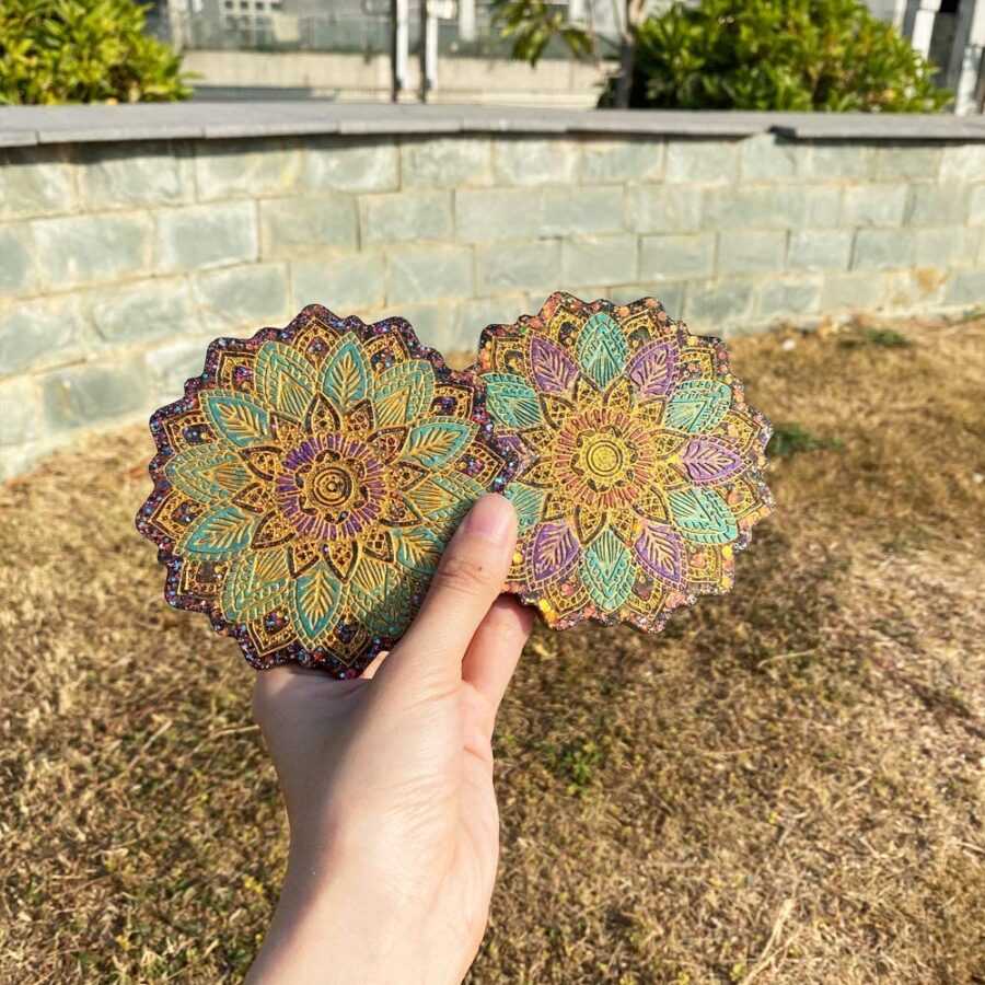 A13  - Mandala Coaster - 1 Piece - Image 5