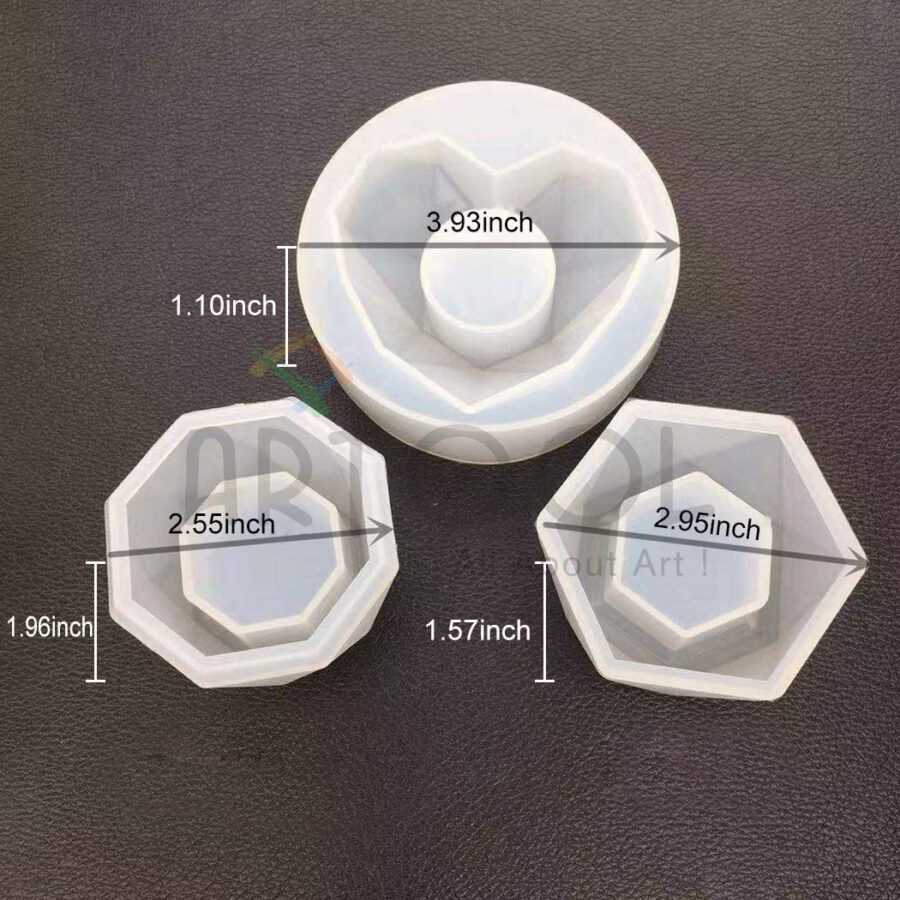 A23 - Flower Por mold - Set of 3 - Image 5