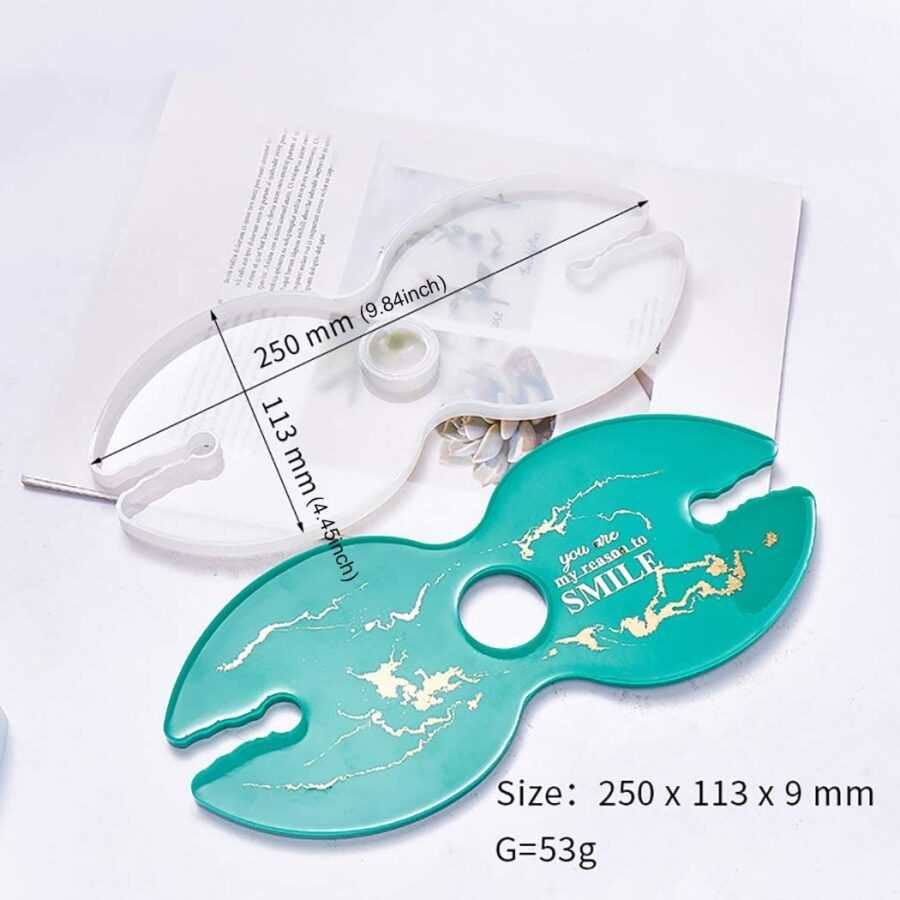 A26 - Wine Glass Holder Mold /Decor Mold / Tray Mould - Image 2