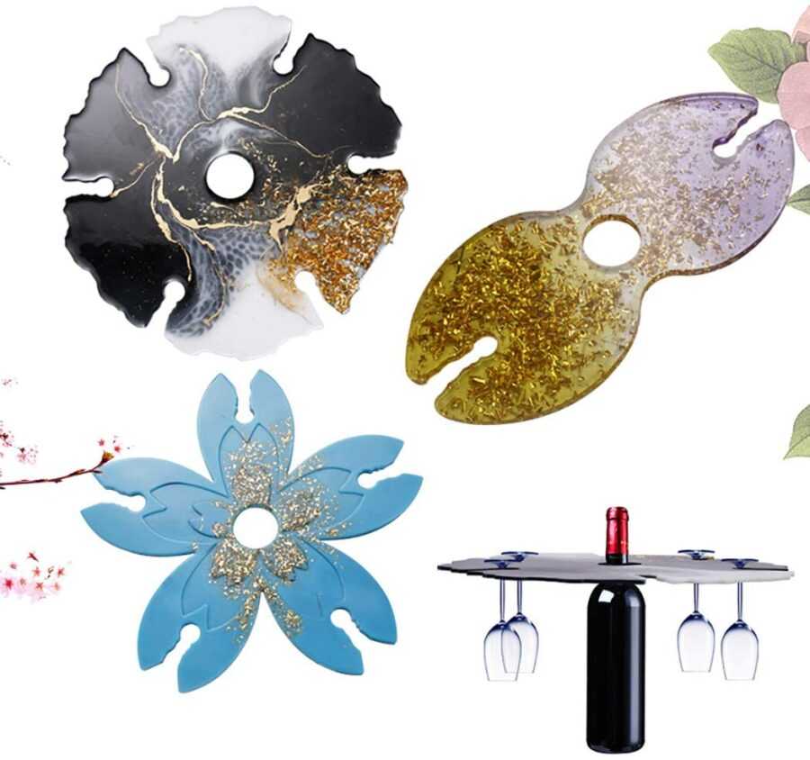 A26 - Wine Glass Holder Mold /Decor Mold / Tray Mould - Image 4