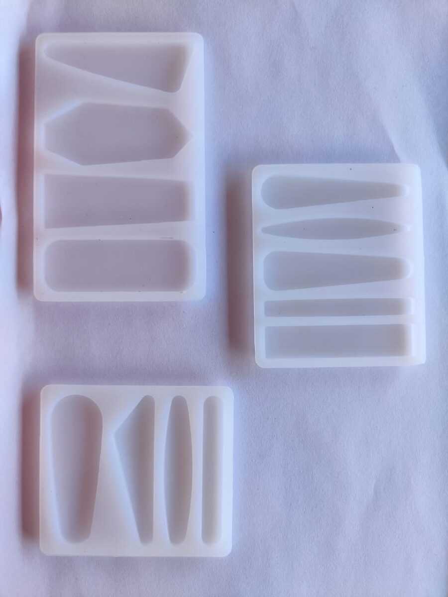 B30 Hair Clip Mould  - set of 3 - 1 Unit