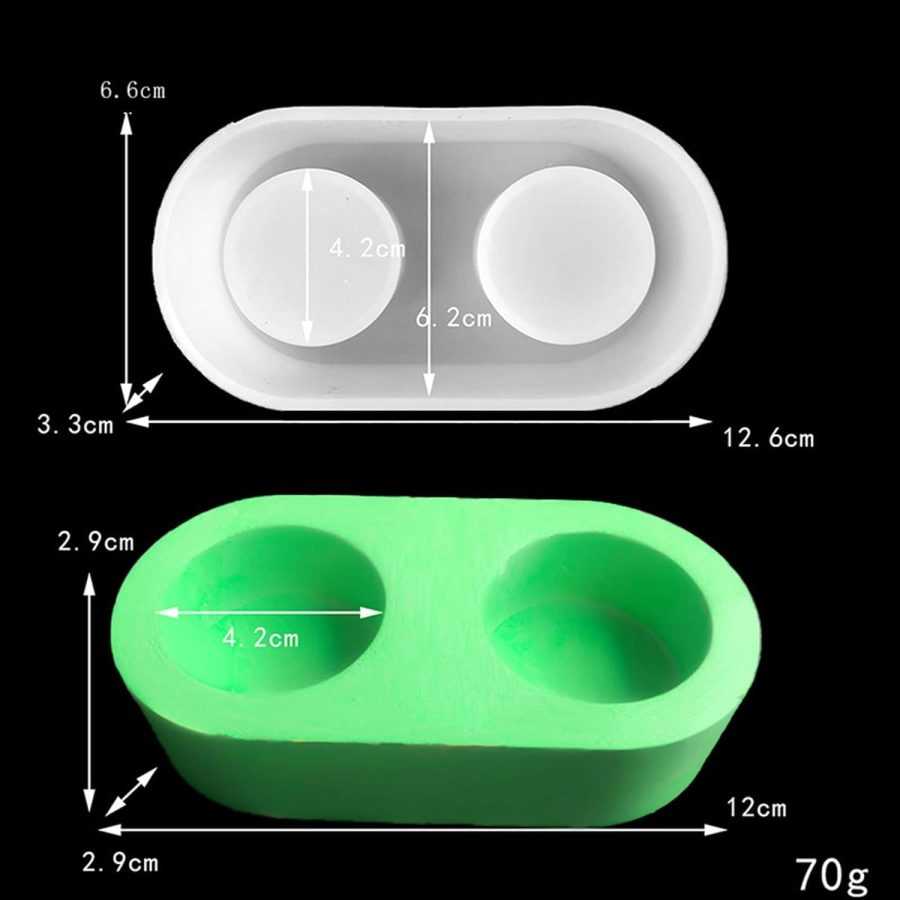B20 - Tea light / Tealight / Candle Holder Mold - Set of 3 - Image 4