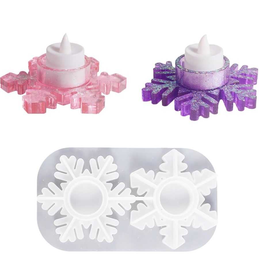 B58 - Tea Light Mold - 2 Cavity - Image 5