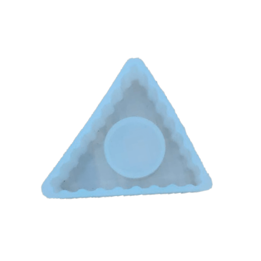 B125 - Tea light Candle Holder Mold - 1 unit  (Triangle)