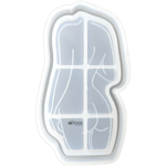 B116 – Lady Figure Trinket Tray Mold – 1 Unit