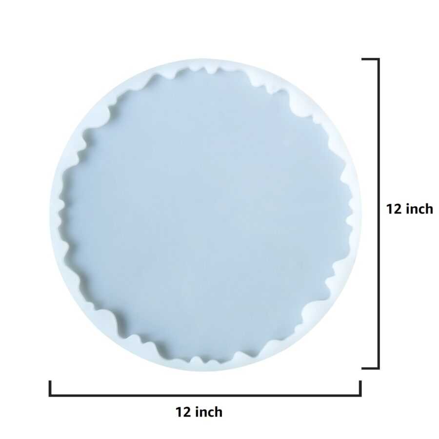 B112 - Round Agate Mold -  12 inch (Heavy and Handmade) - Image 2