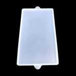 ARTOOL B82 Rectangle Shape Clutch Mold Tray Coaster Agate Mold Silicone Epoxy and UV Resin Mould, 7*4 inches Set of 1