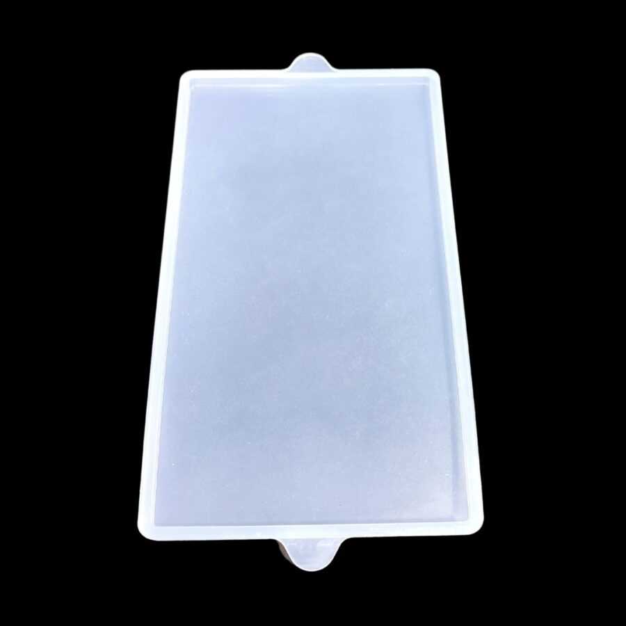 ARTOOL B82 Rectangle Shape Clutch Mold Tray Coaster Agate Mold Silicone Epoxy and UV Resin Mould, 7*4 inches Set of 1