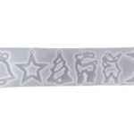 B167 - Christmas / Xmas Decor Mold - 1 Unit - 6 Cavity