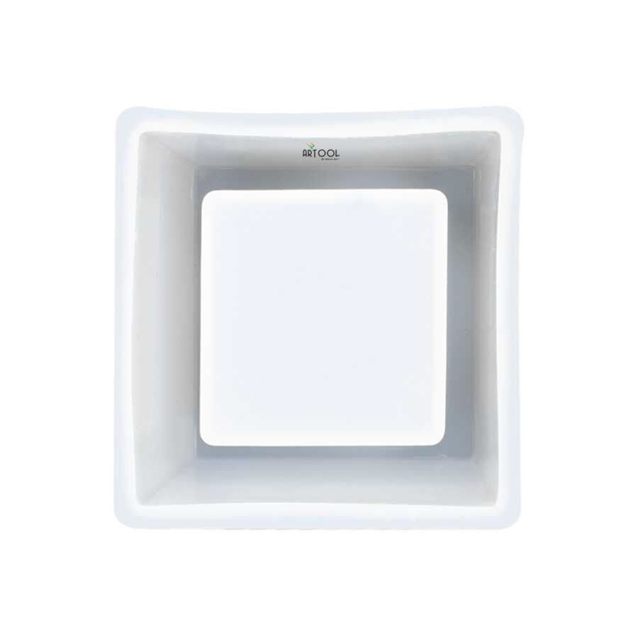 B137 - Flower Pot / Pen Stand Mold - 1 Unit (Square) - Image 2