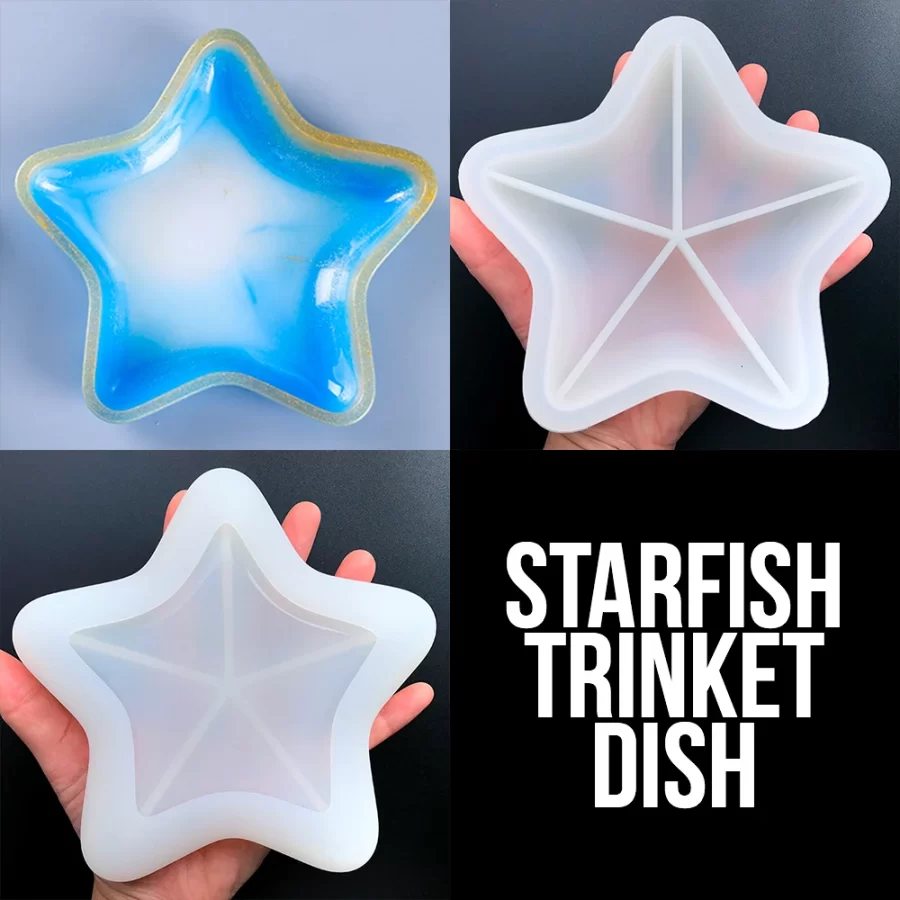 B185 - Star Fish Trinket Tray Mould - 1 Unit - Image 3