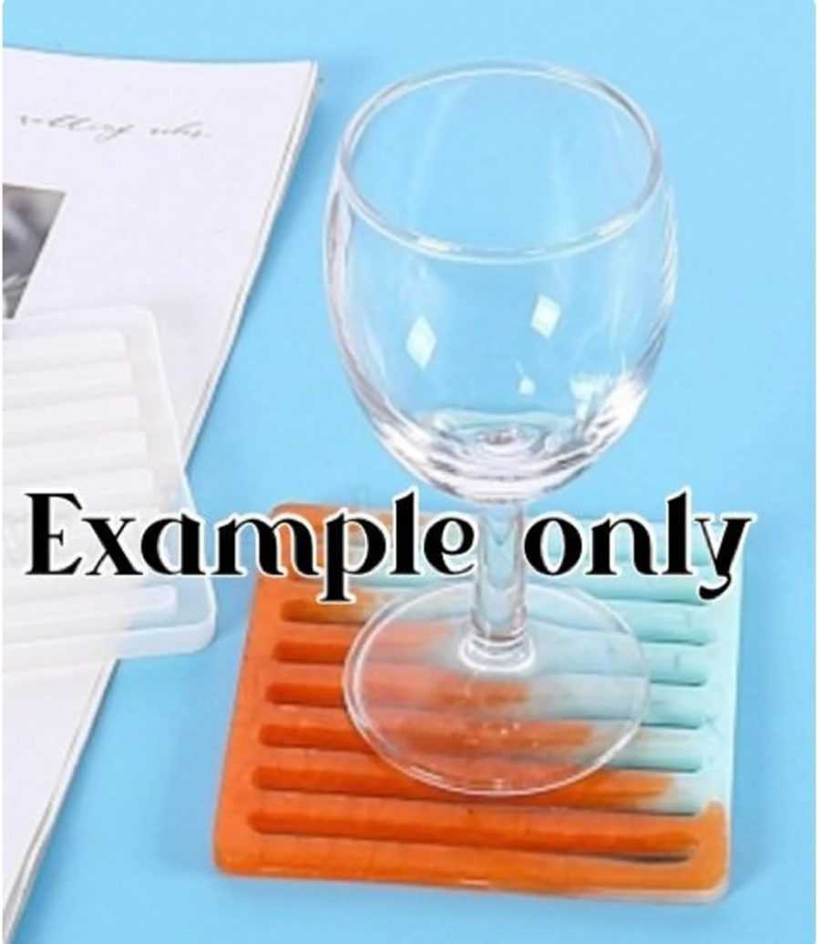 C1 - Square Coaster Mould - 1 Unit (3D) - Image 4