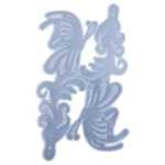 C80 - Chinese Fan Feather Bookmark Mould - 2 Unit