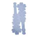 C81 - Flower Bookmark Mould - 2 Unit