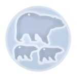 C62 - Polar Bear Keychain Mould - 1 Unit / Pendent