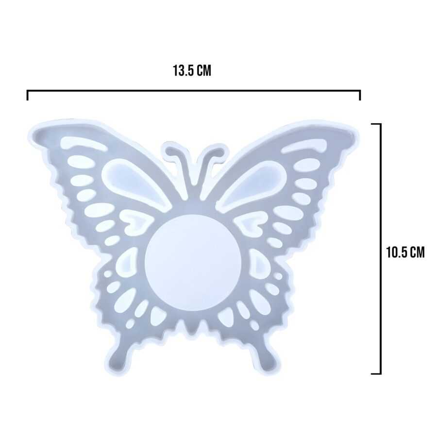 C64 - Butterfly Tealight Mould / Candle Holder Mold - 1 Unit - Image 2