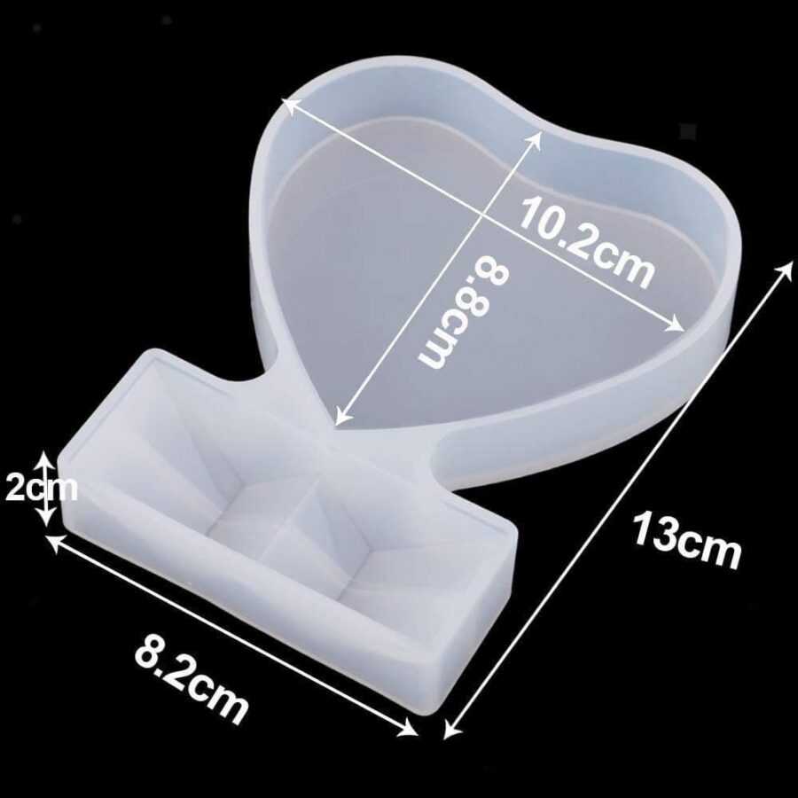 C66 - Heart Photo Frame Mould - 1 Unit - Image 2