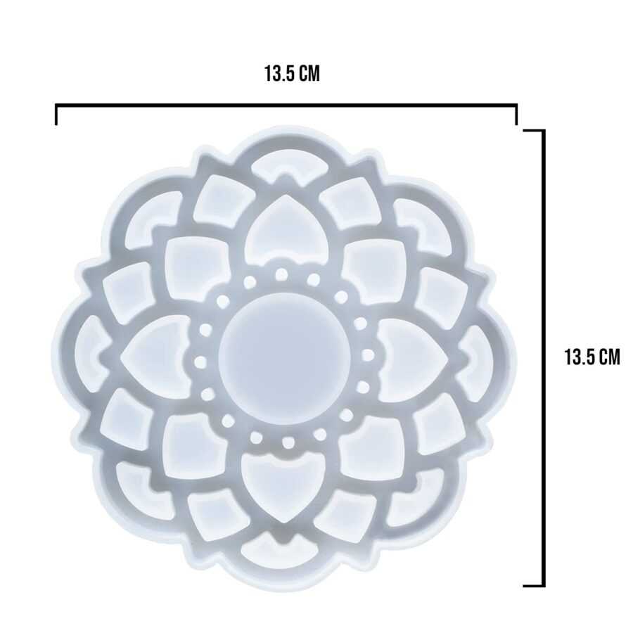C52 - Coaster Mould / Tealight / Candle Holder Mold13.5 cm - 1 Unit - Image 3