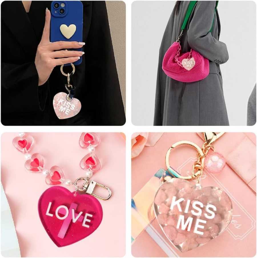 C46 - Heart Mold / Valentine Mold / Key Chain Mold / Love Mold - Image 3