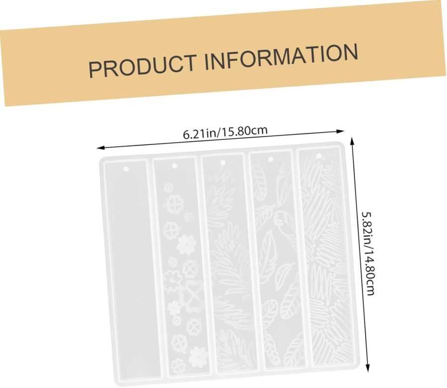 C68 - Bookmark Mold - 5 in 1 - Image 3