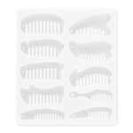 D6 - Comb Keychain Mould - 1 Unit
