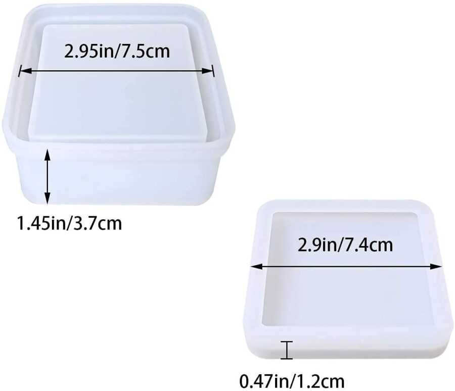 A71 - Square Storage Box -1 Unit - Image 2