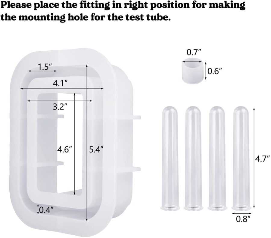 C85 - Rectangle Vase Mould - 1 Unit - Image 3