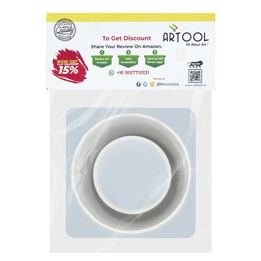 B138 - Flower Pot / Pen Stand Mold - 1 Unit (Round) - Image 3