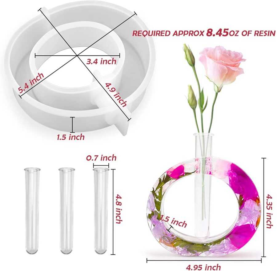 C87 - Round Vase Mould / Planter Mold / Flower Pot Mold - 1 Unit - Image 2