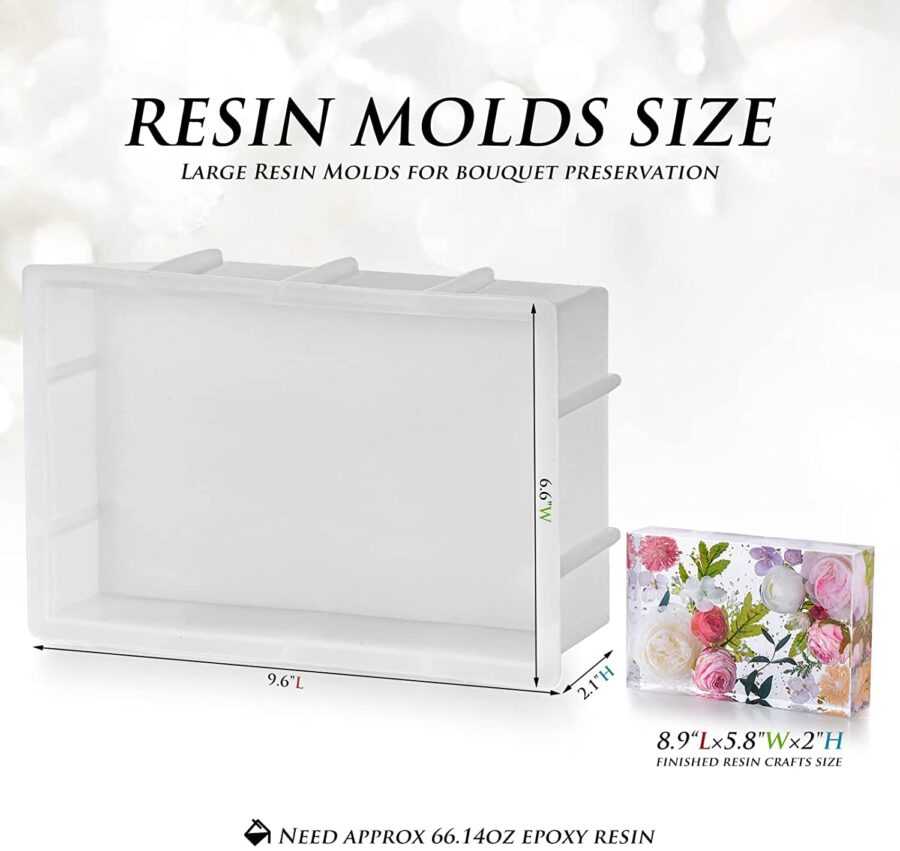 B40 - Deep Casting Mold - Rectangle - 10 inch - 2 inch Deep - 1 unit - Image 7