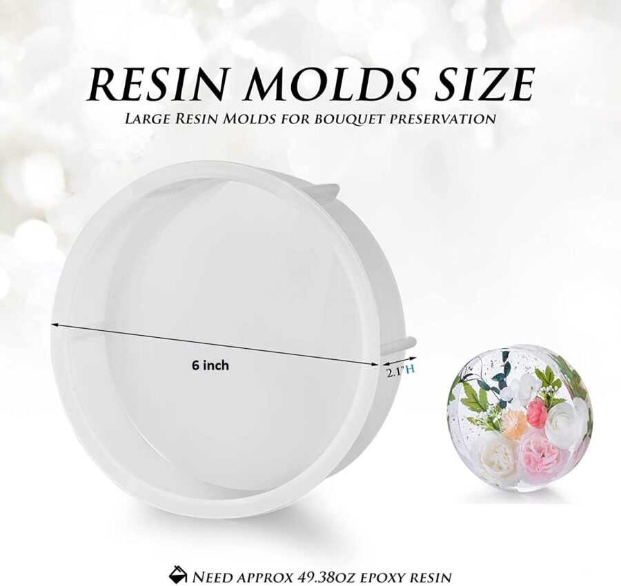 B38 - Deep Casting Mold - Round - 6 inch - 1 Unit - Image 7