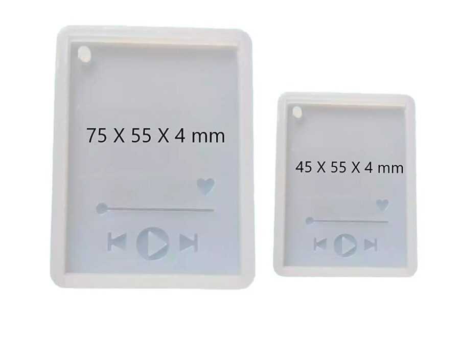 A16 - Mp3 Player Keychain Mould Set of 2 - Image 4