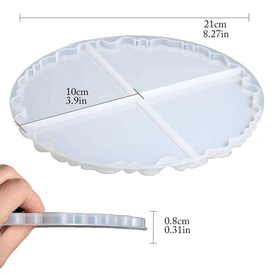 B2 - Coaster Mold - Pizaa Mold - 1 Unit - Image 2