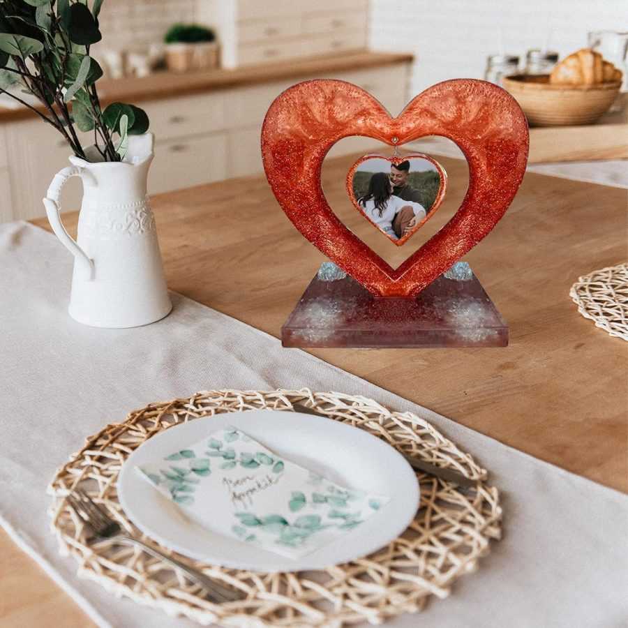 B36 - Heart Shape Photo Frame Mold  - 1 Unit - Image 4
