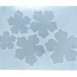 A90 - 3D Flower Mold - 5 Cavity