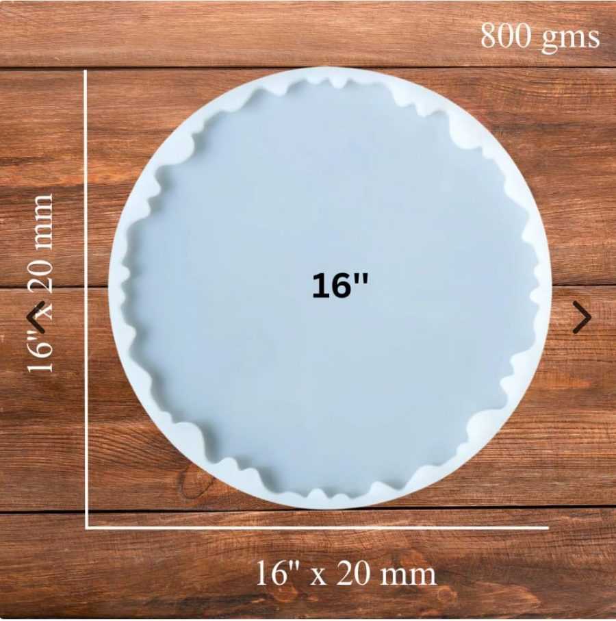 A94 - 16 inch agate Mould (heavy Quality) - 18/20 MM Deep - Image 2