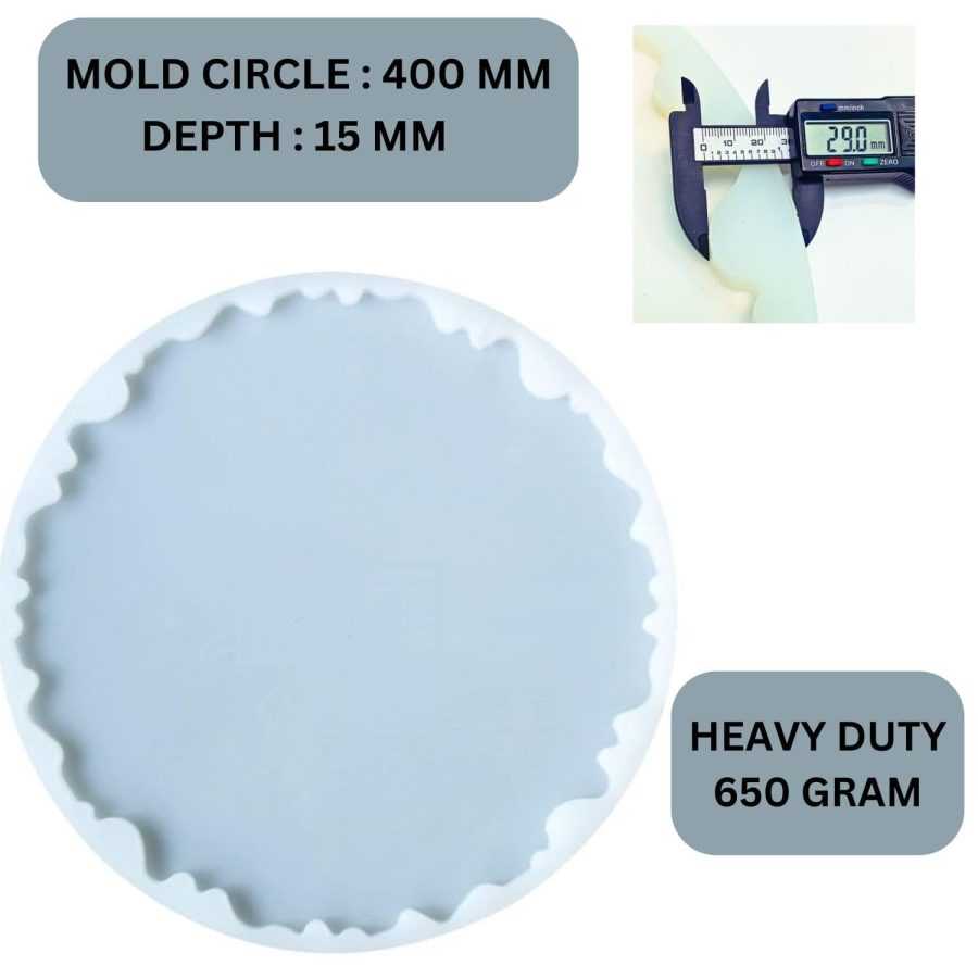 A94 - 16 inch agate Mould (heavy Quality) - 18/20 MM Deep - Image 3