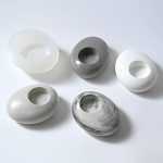 B135 - Tea light old /Pabble Mold  1 Piece