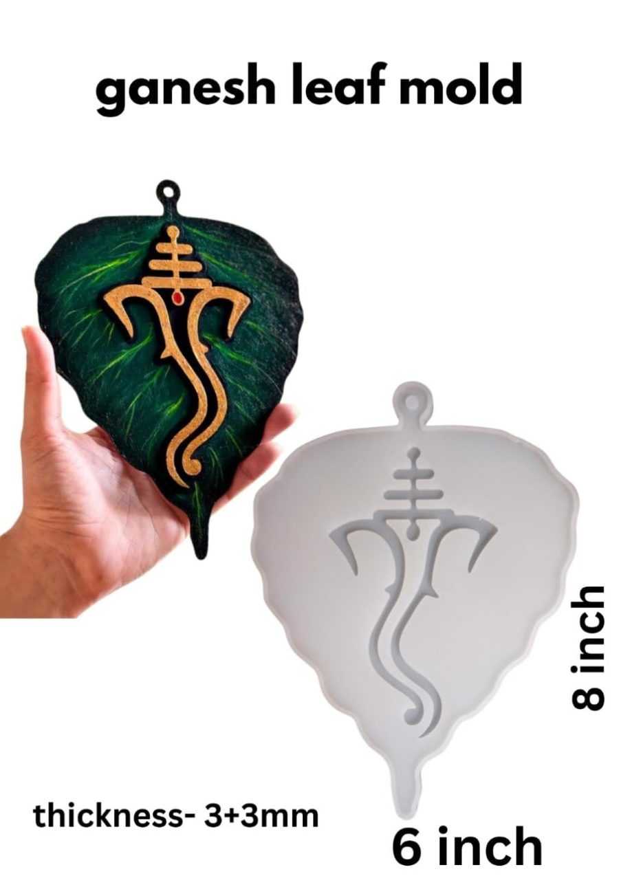 B189 - Diwali Mold / Leaf Mold / Ganesha Mold / Decor Mold