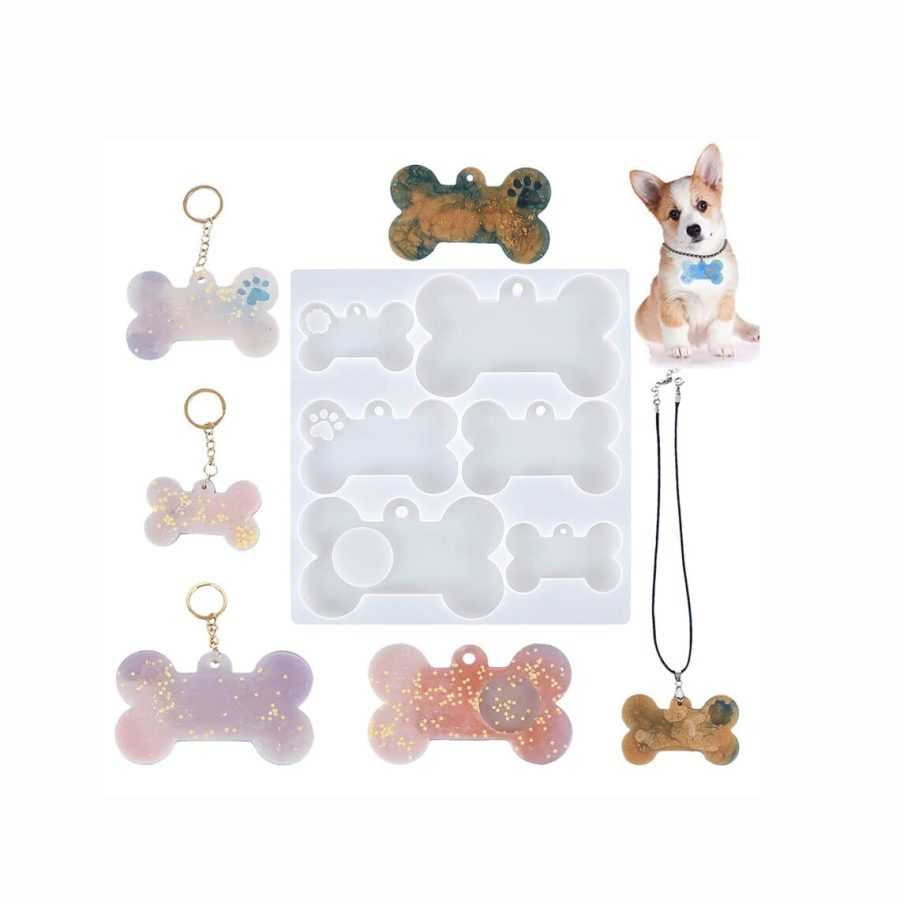 B28 - Dog Tag Mold /Key chain Mold - 1 piece - Image 2