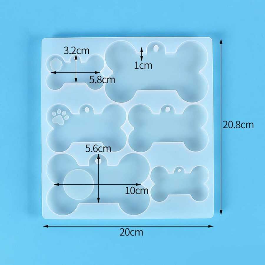 B28 - Dog Tag Mold /Key chain Mold - 1 piece - Image 4